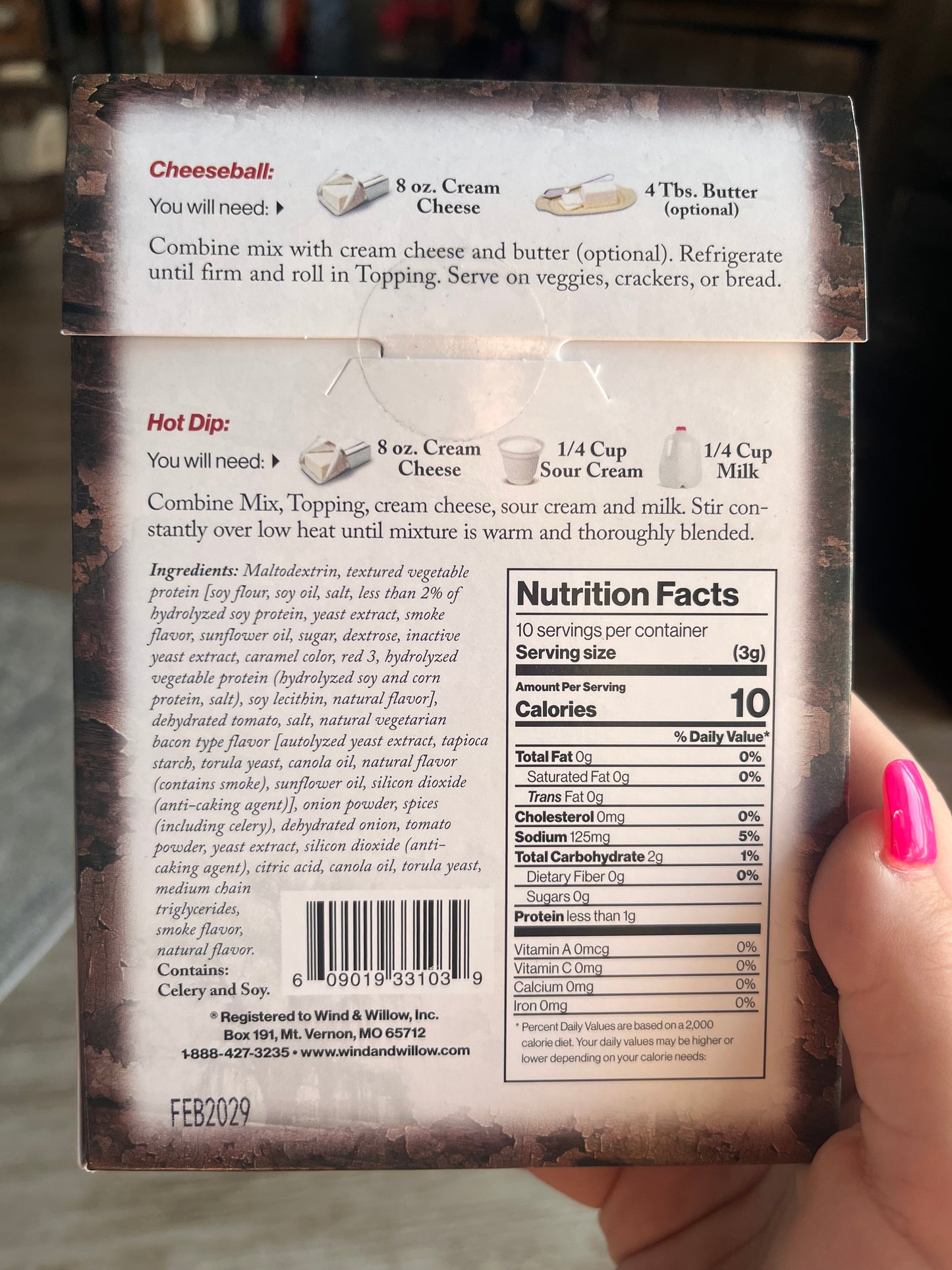 The BLT Cheeseball & Appetizer Mix