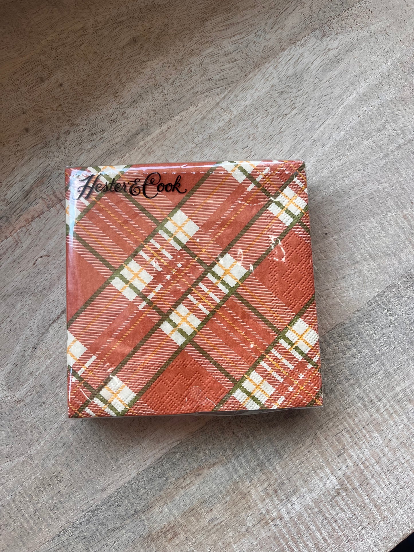 Hester and cook cocktail napkin