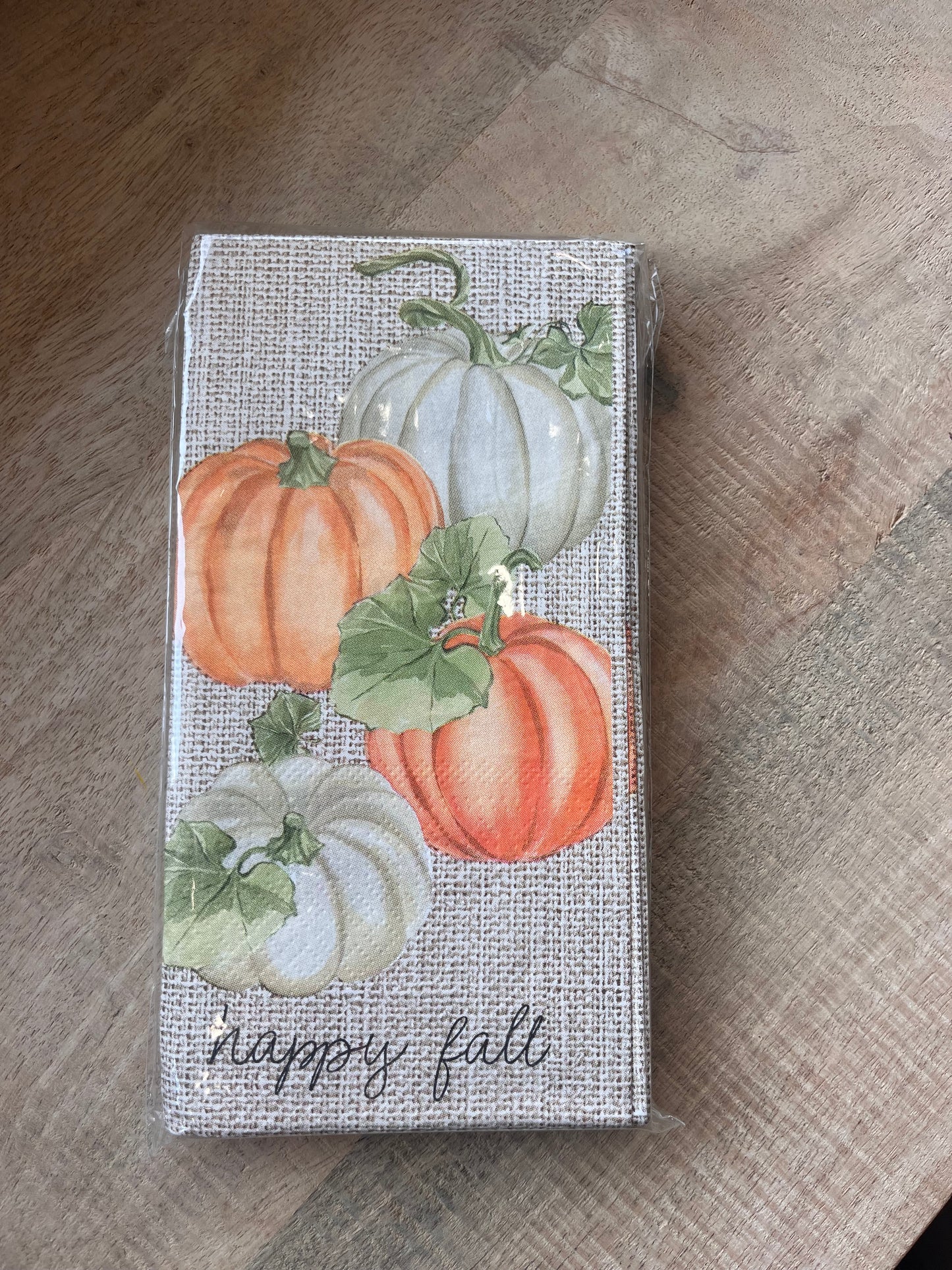 mudpie guest napkin happy fall