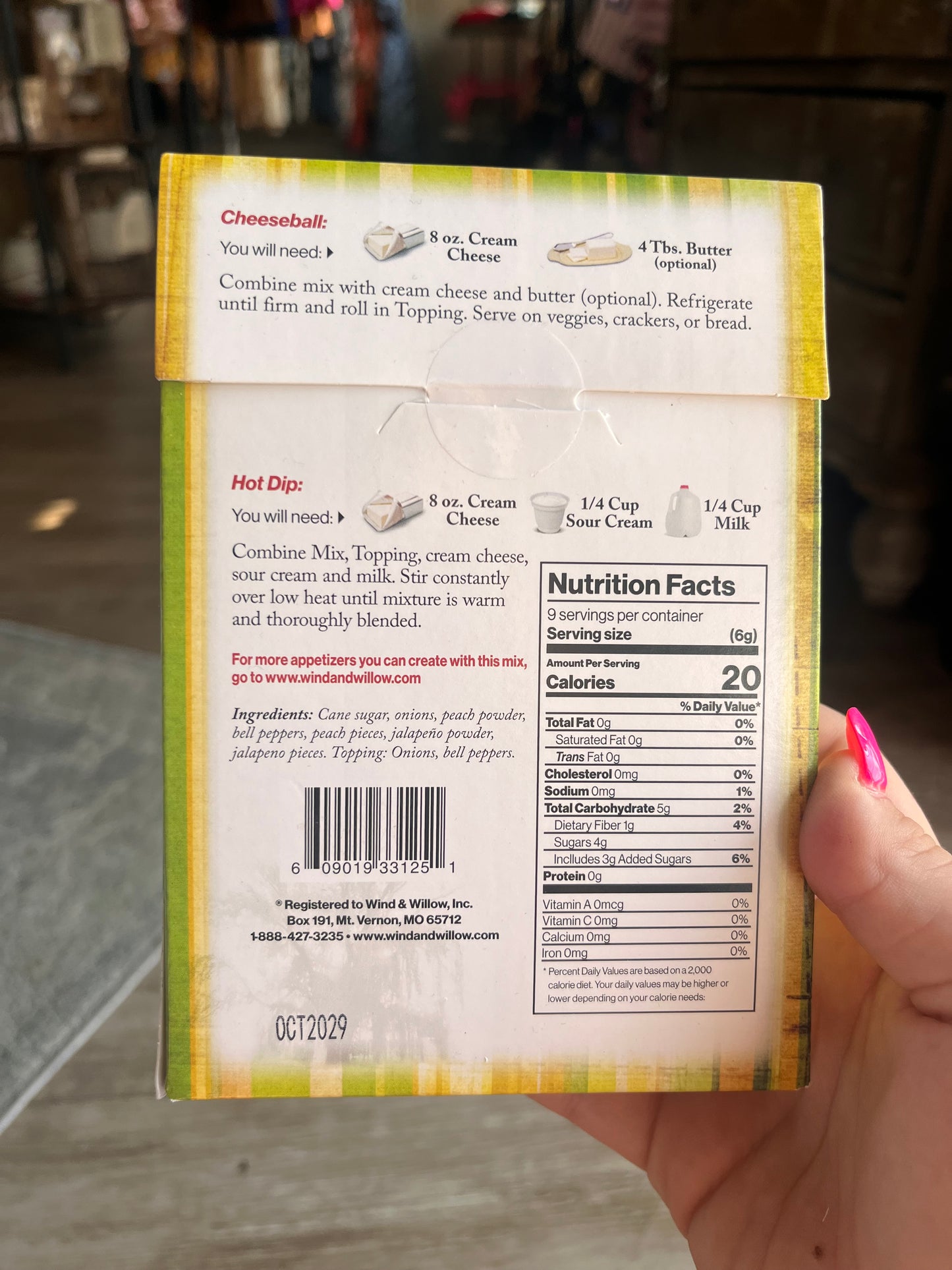 Jalapeno Peach Cheeseball & Appetizer Mix