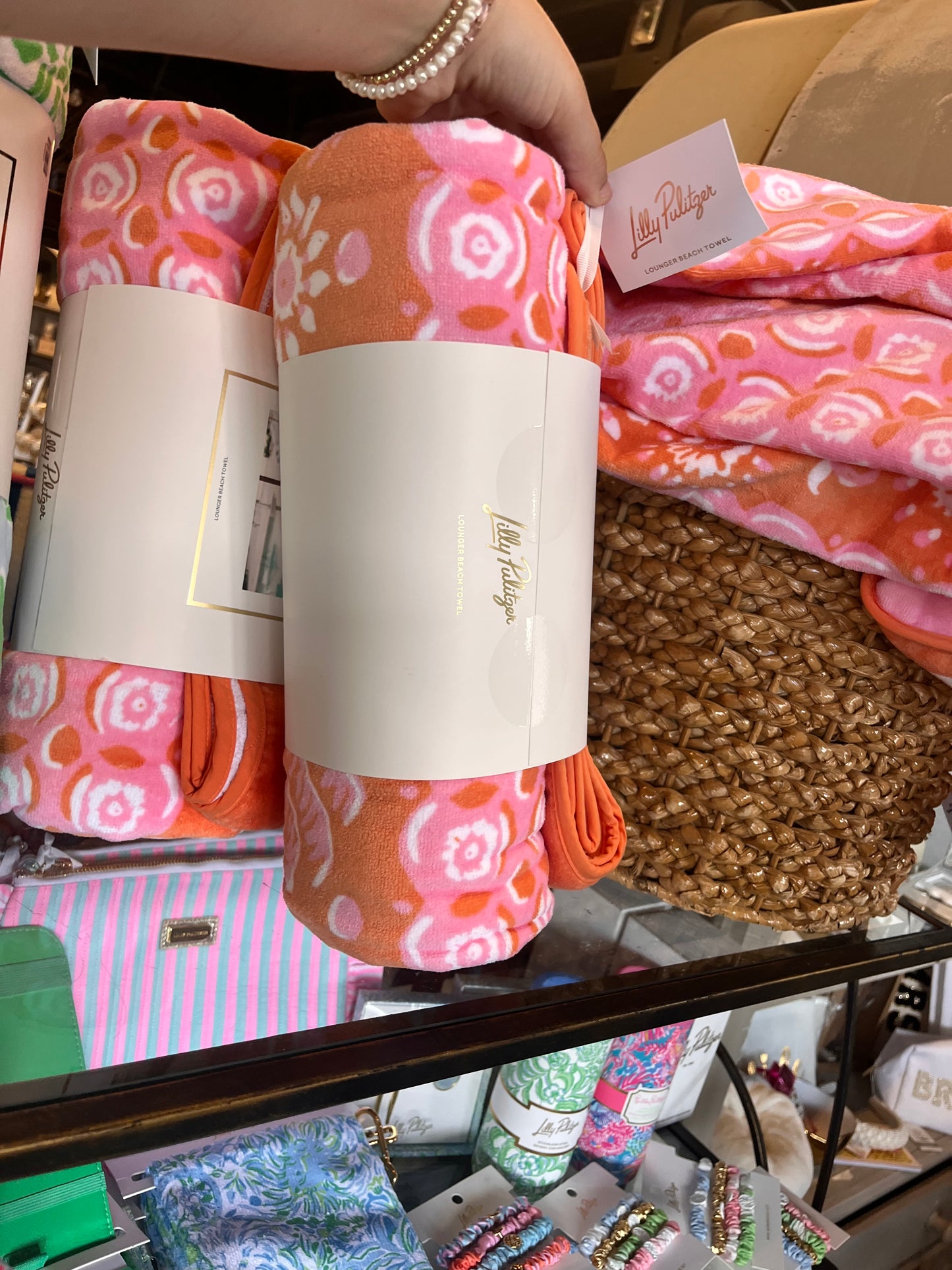Lilly Pulitzer towel!