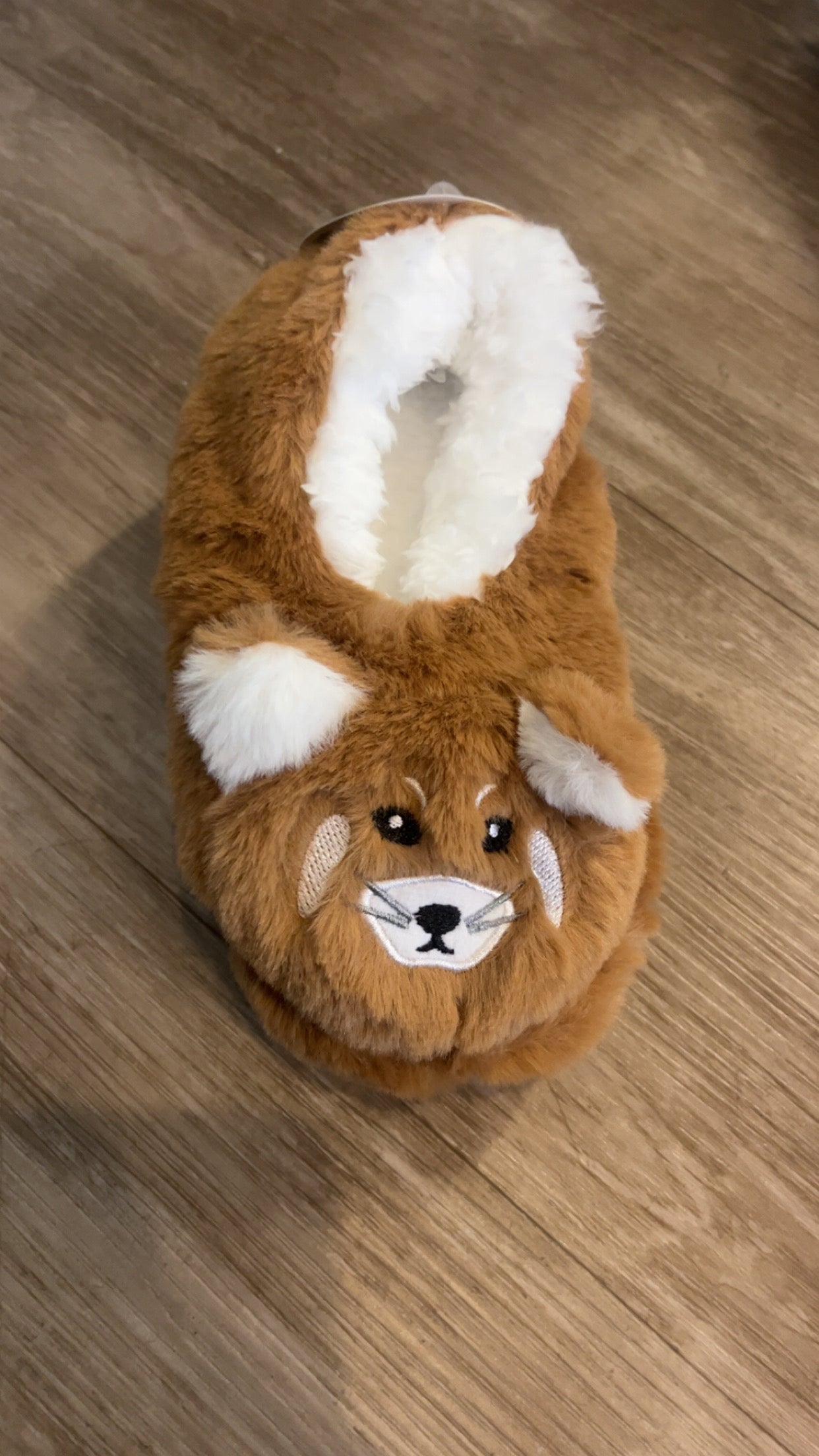 Snoozies toddler Red panda slippers