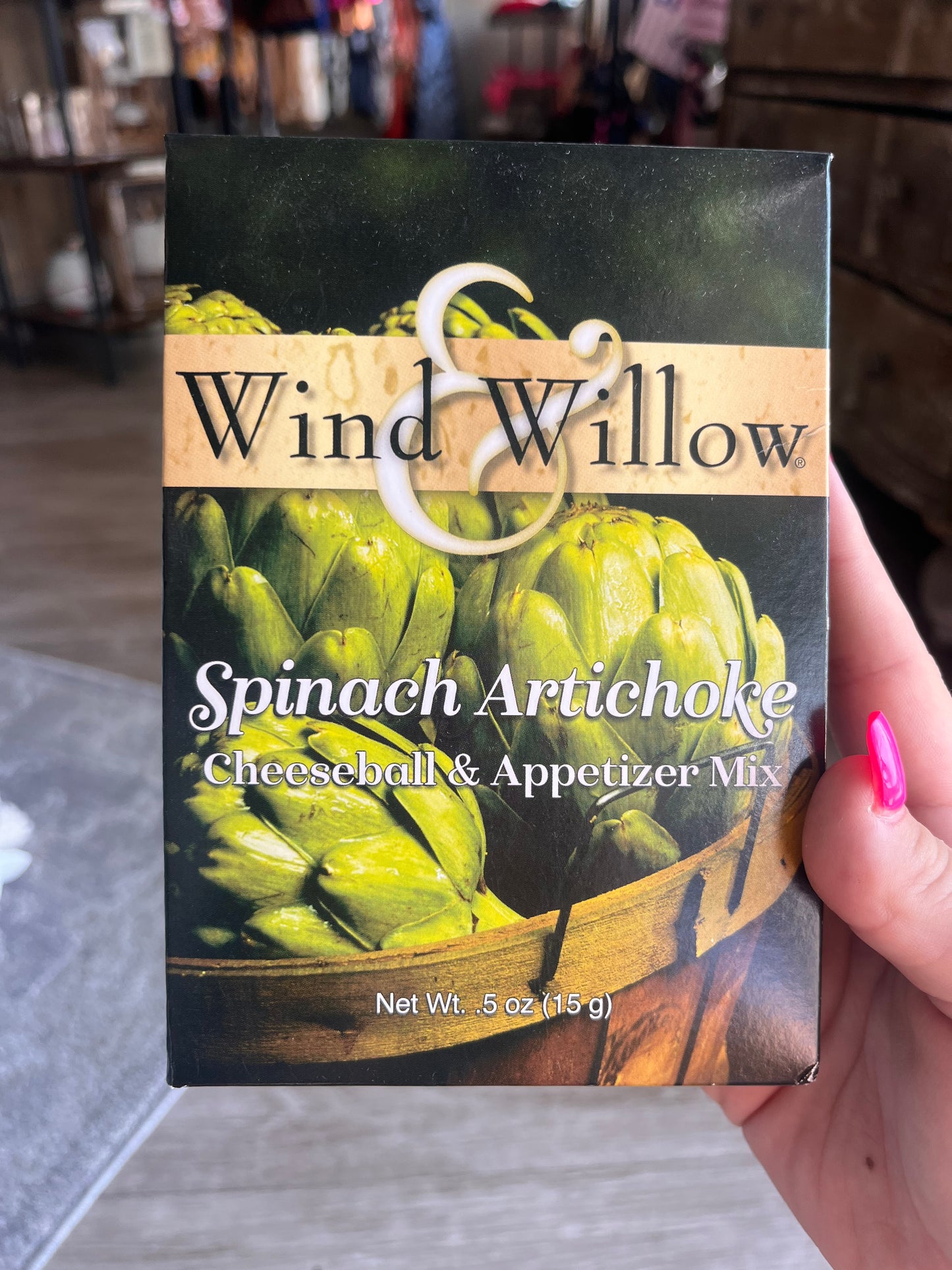 Spinach Artichoke Cheeseball & Appetizer Mix