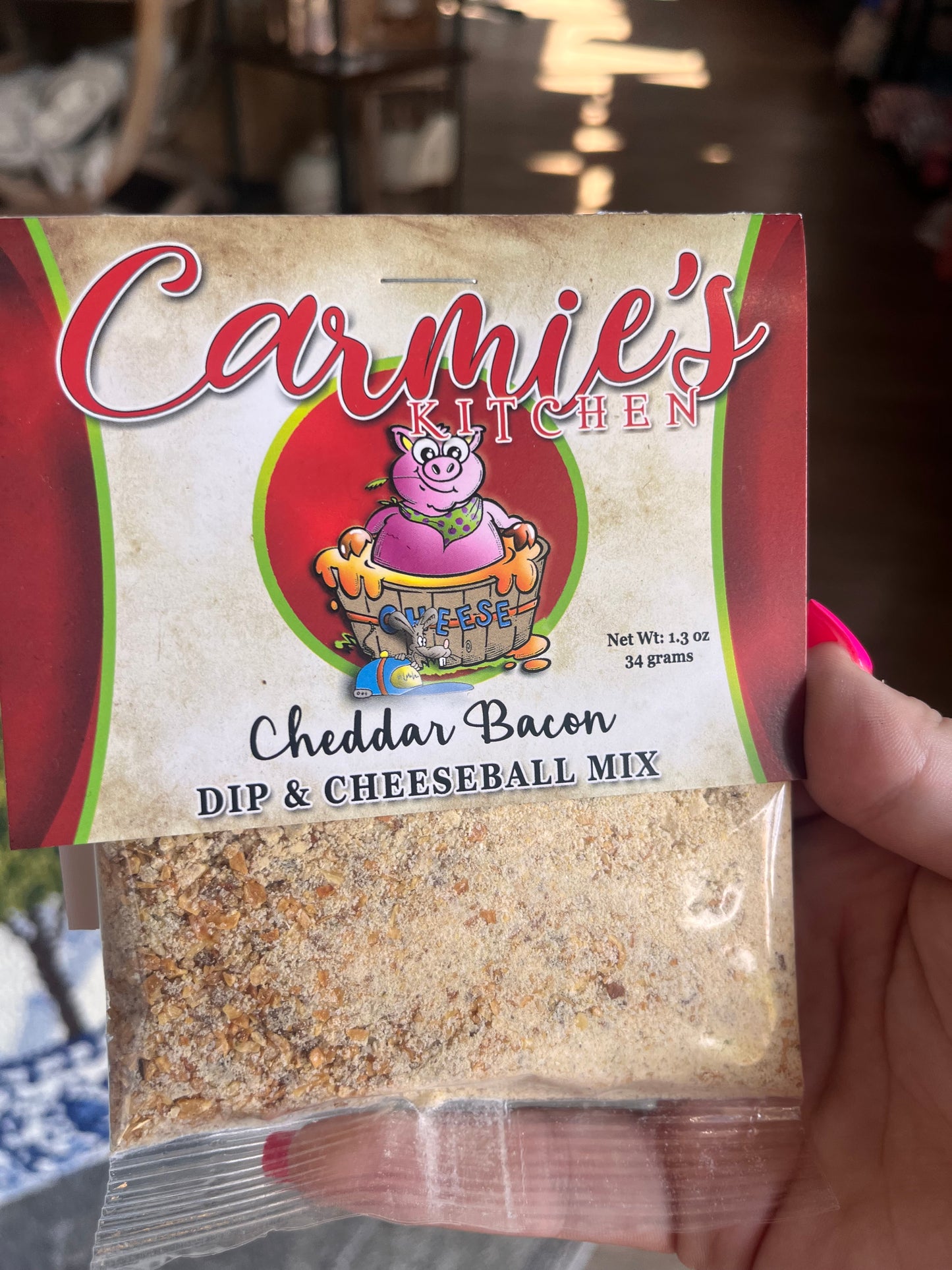 Carmie's Kitchen Cheddar Bacon Dip & Cheeseball Mix