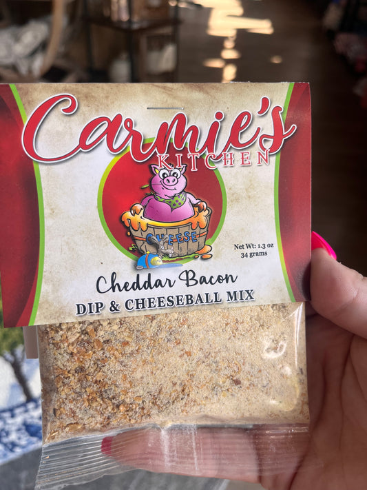 Carmie's Kitchen Cheddar Bacon Dip & Cheeseball Mix