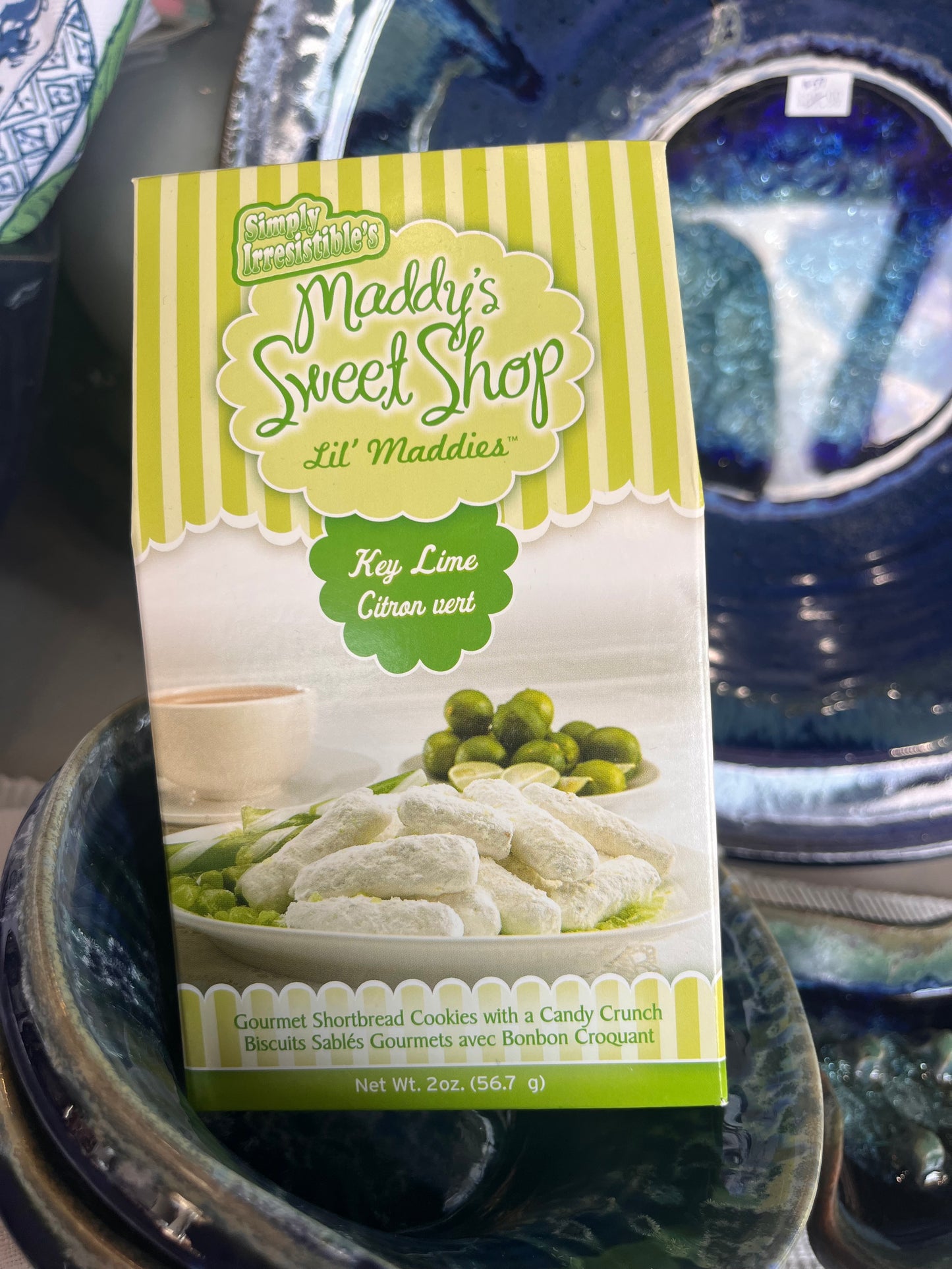 Maddy's Sweet Shop Key Lime shortbread ccokies