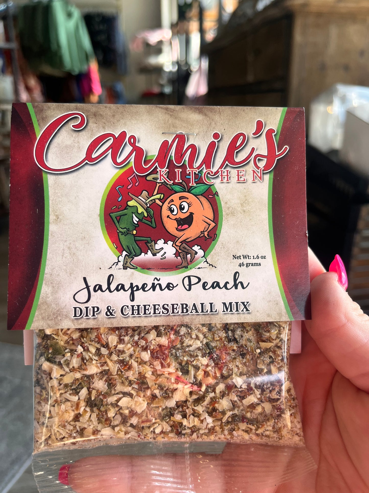 Carmie's Kitchen Jalapeno Peach Dip & Cheeseball Mix