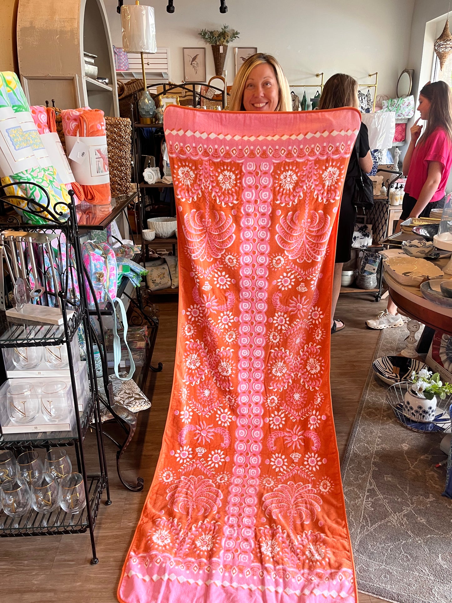 Lilly Pulitzer towel!