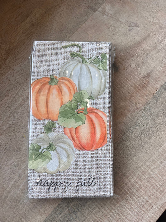 mudpie guest napkin happy fall